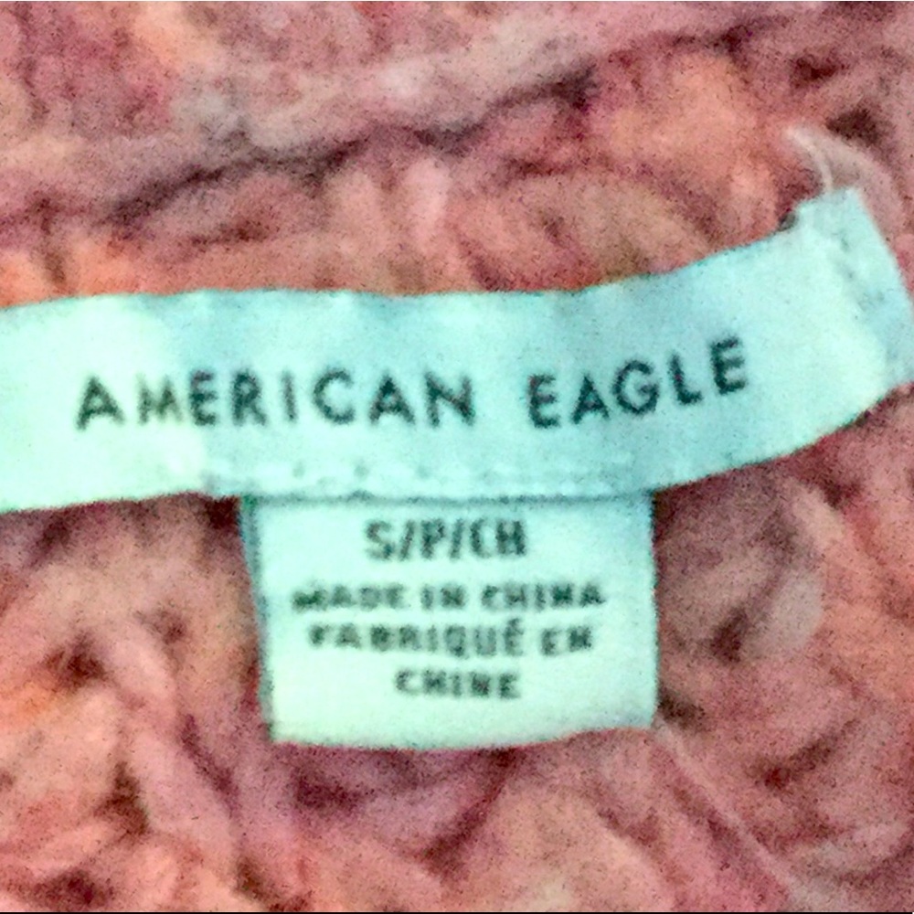 AE bulky pink sweater (SIZE S)